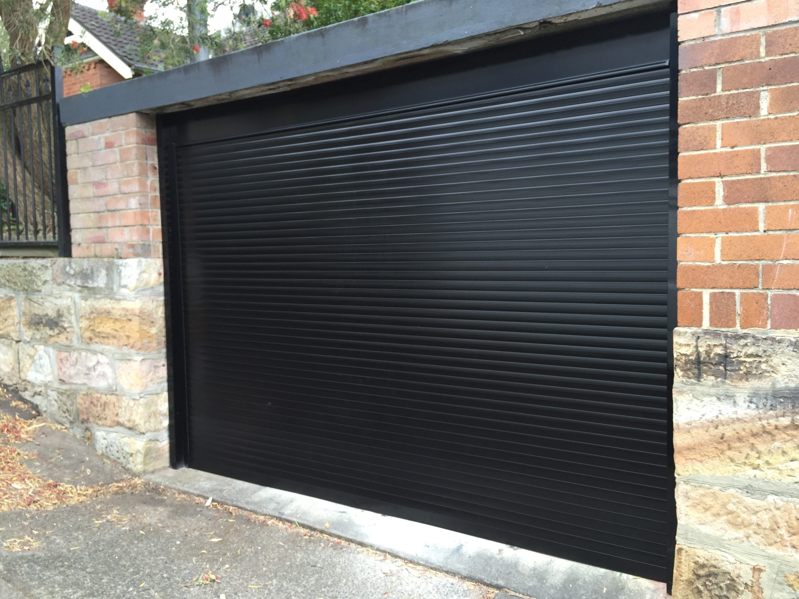 black roller garage door sydney gold coast
