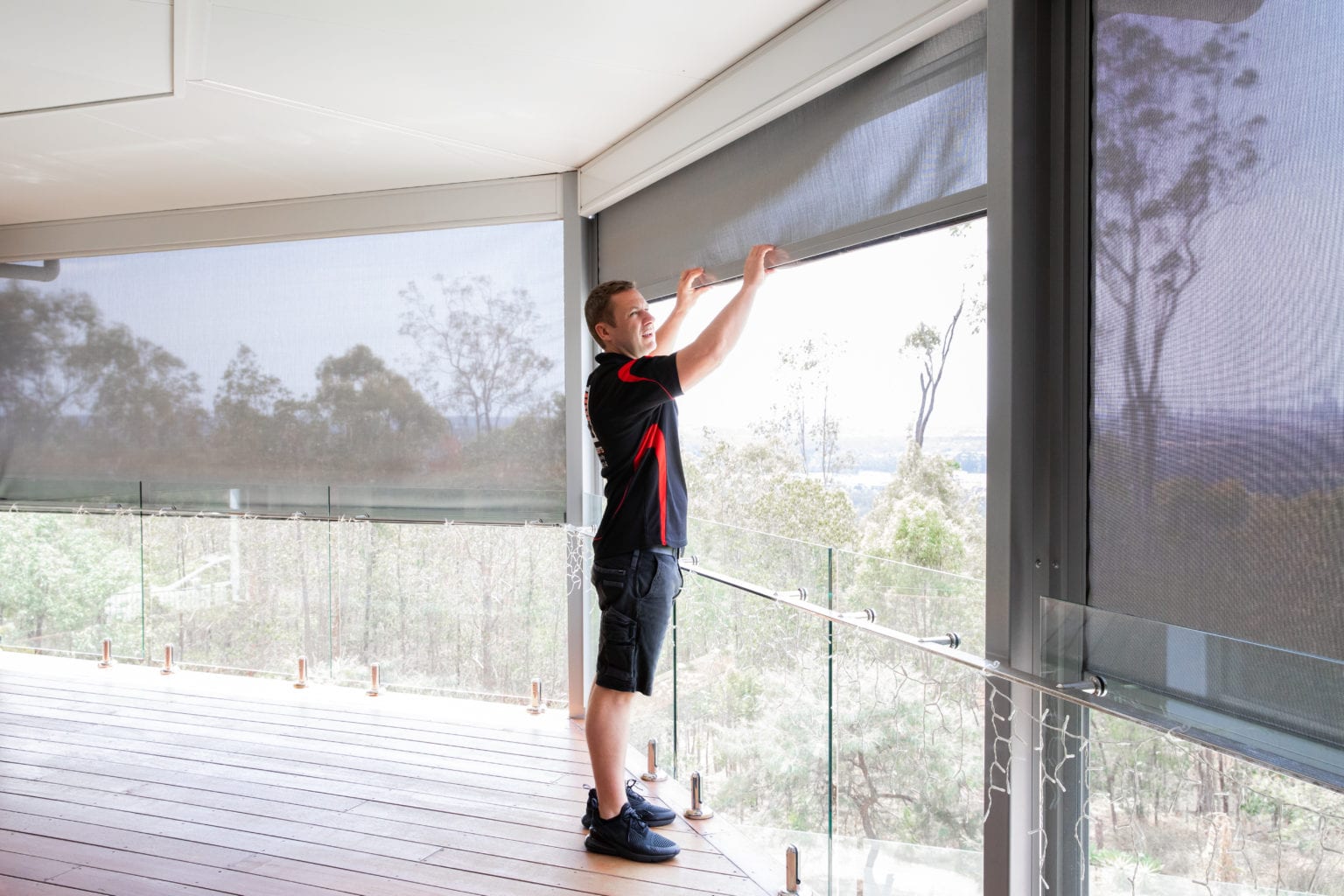 Slidetrack Blinds Sliding Panel Track Blinds AdShutters